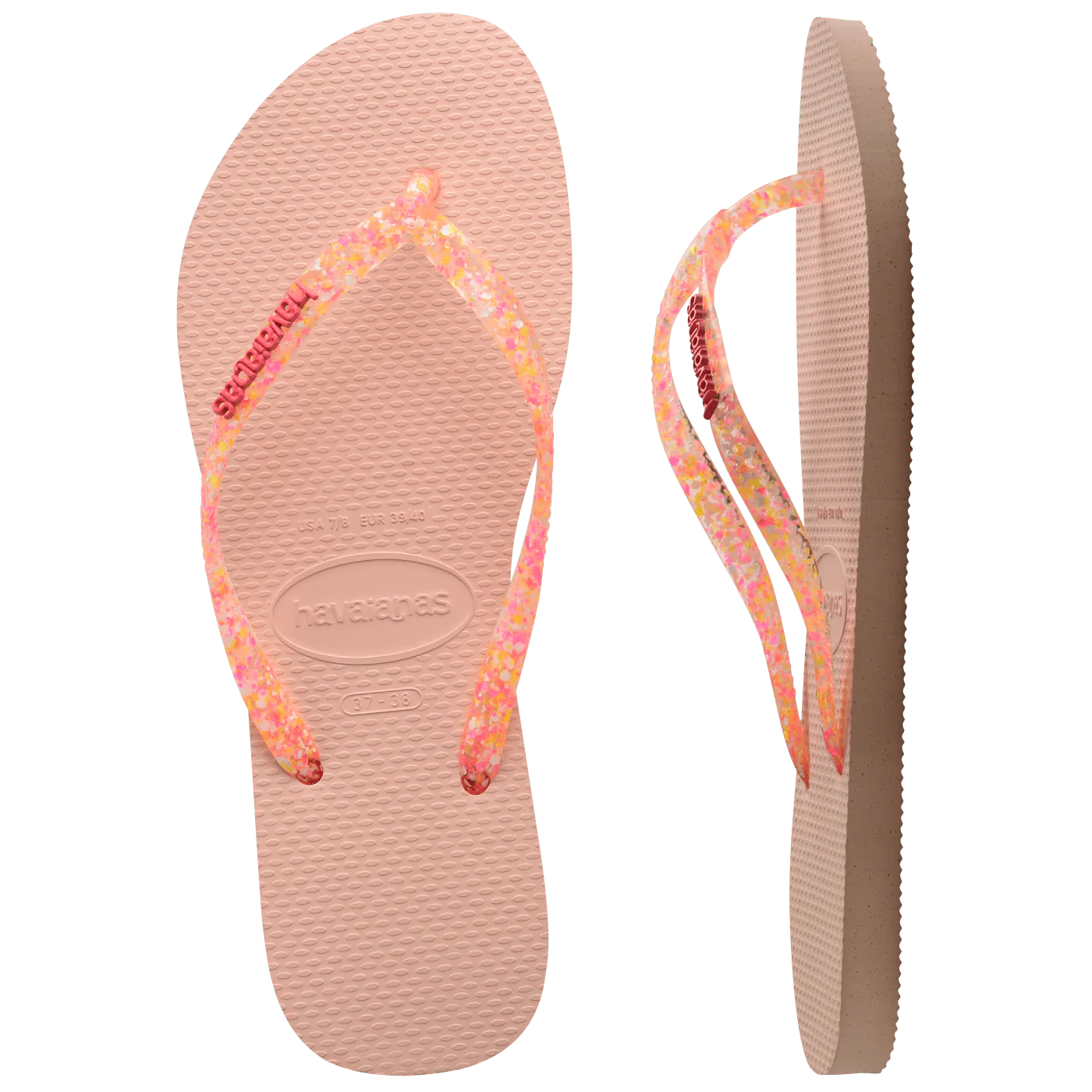 Sandalias Havaianas Slim Logo Metallic NE 4119875