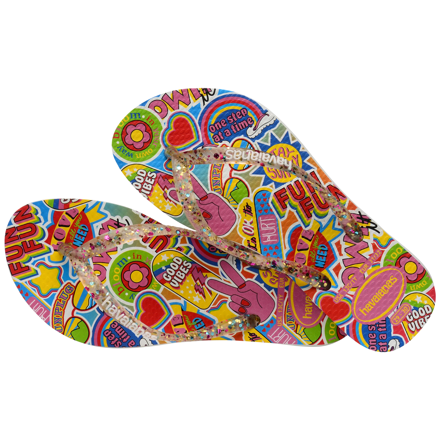 Sandalias Havaianas Kids Slim Fashion NE 4129934