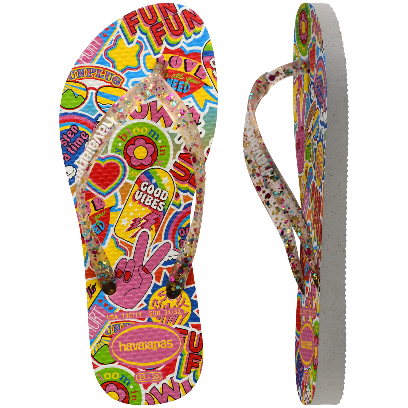 Sandalias Havaianas Kids Slim Fashion NE 4129934