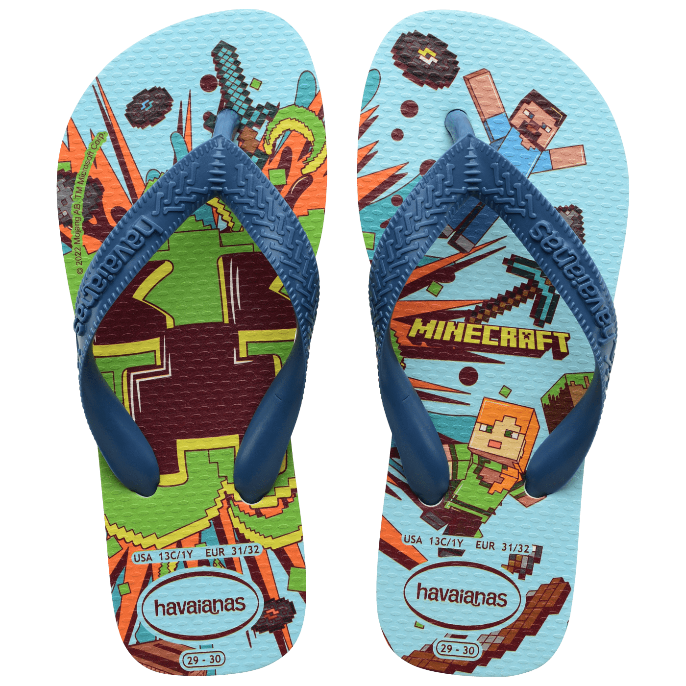 Sandalias Havaianas Minecraft NE 4145125