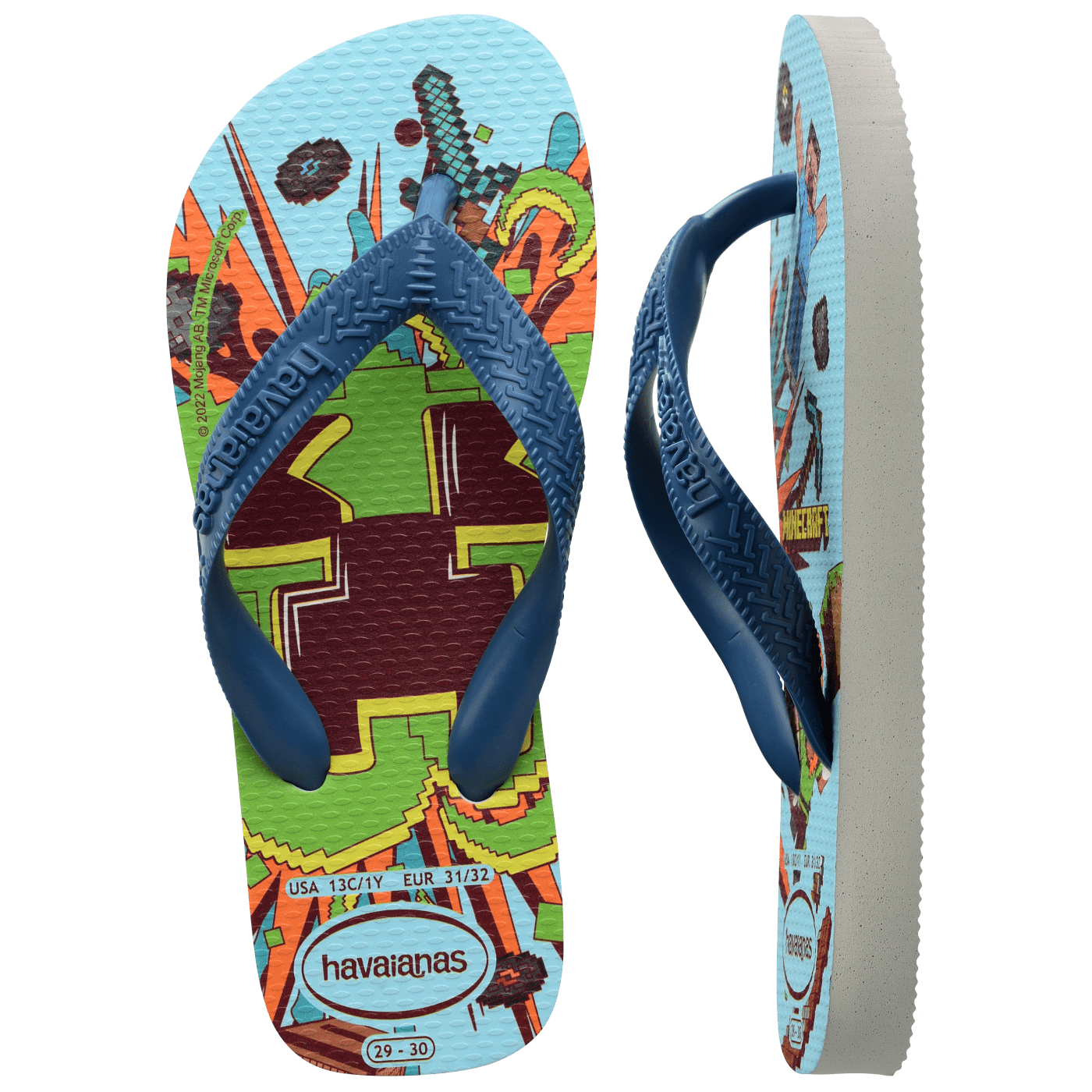 Sandalias Havaianas Minecraft NE 4145125