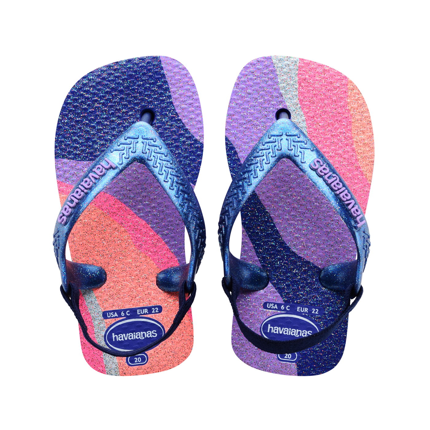 Sandalias Havaianas Baby Pallete Glow 4145753