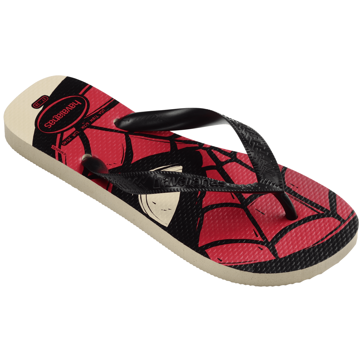 Sandalias Havaianas Top Marvel Logomania NE 4146953