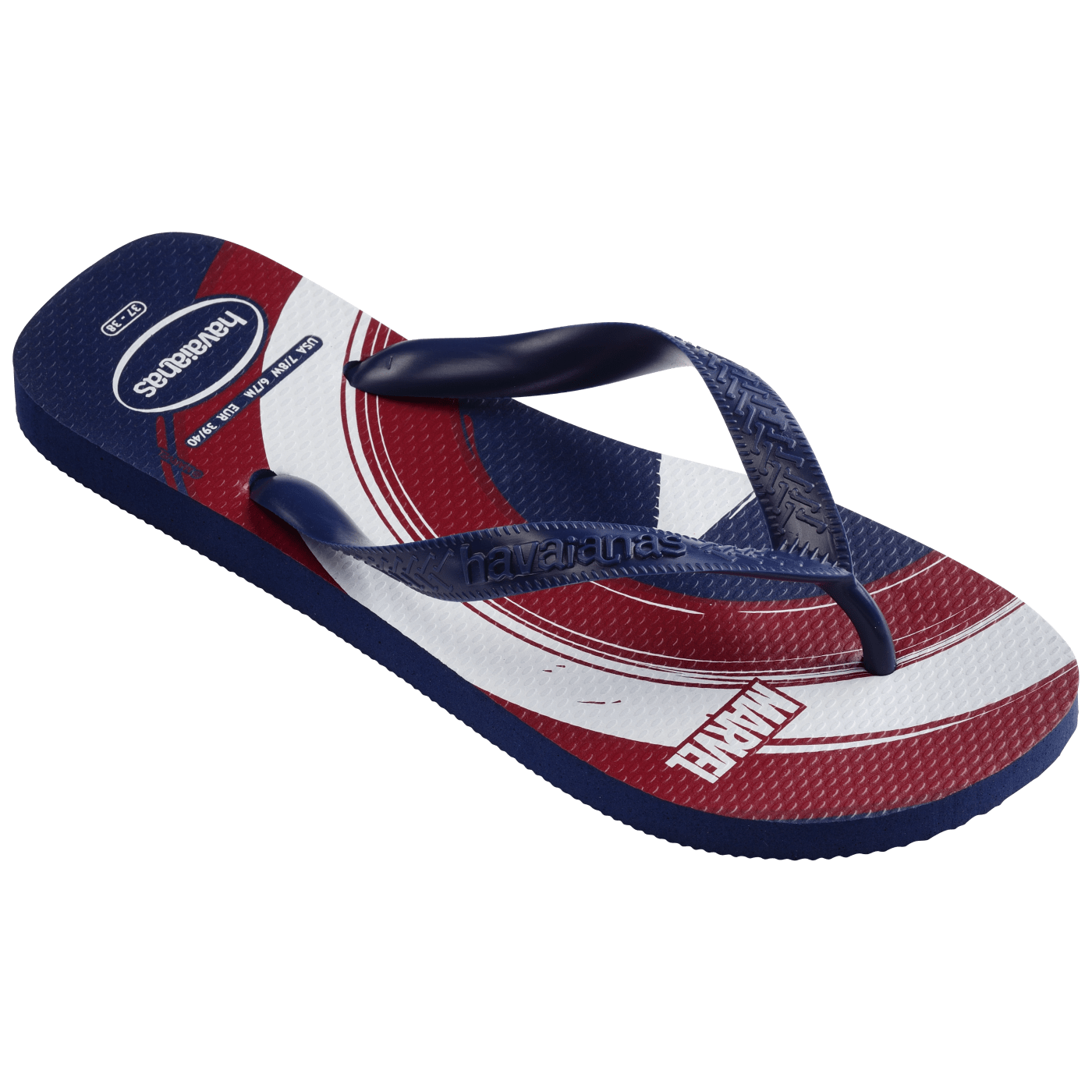 Sandalias Havaianas Top Marvel Logomania NE 4146953