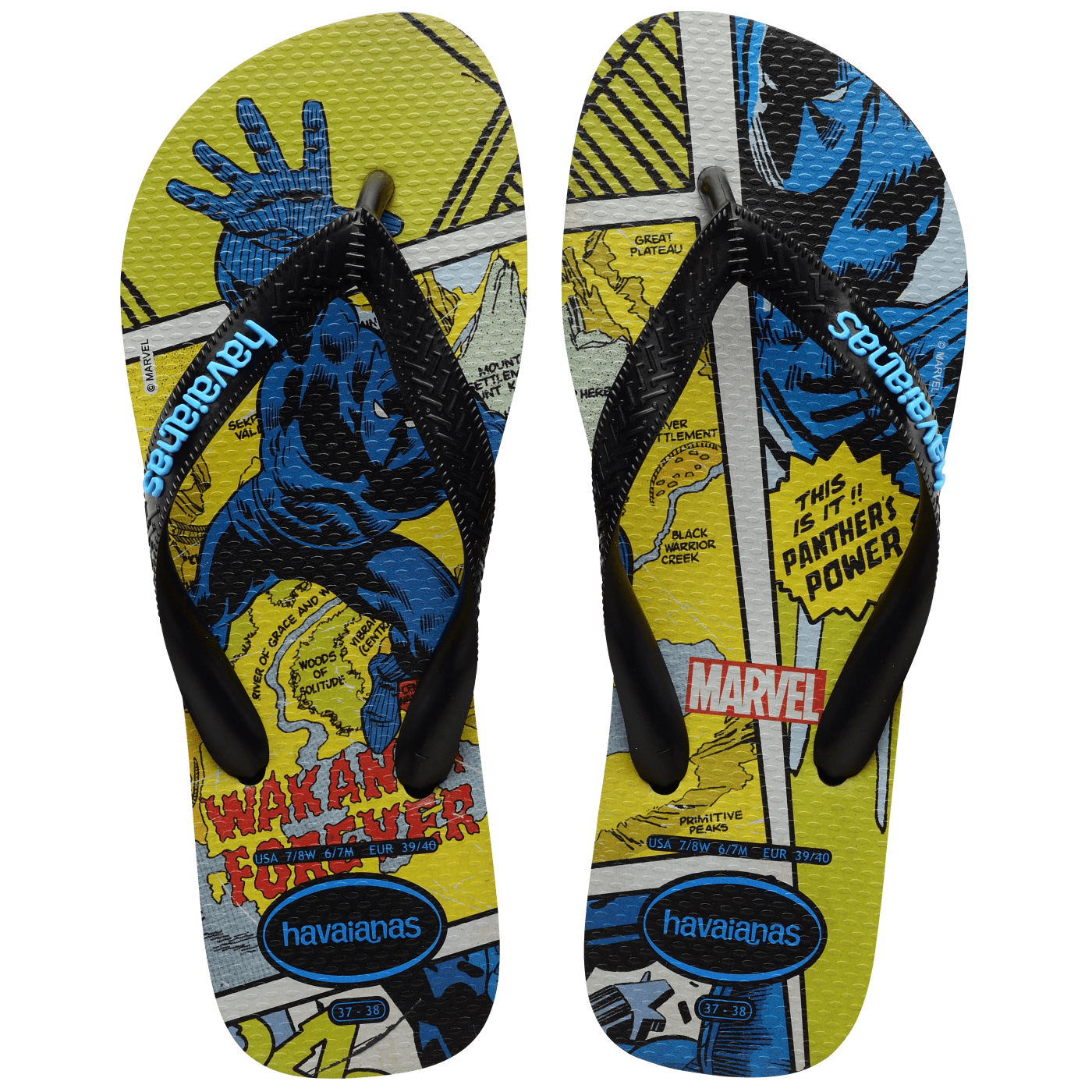 Sandalias Havaianas Top Marvel Classic NE 4147012