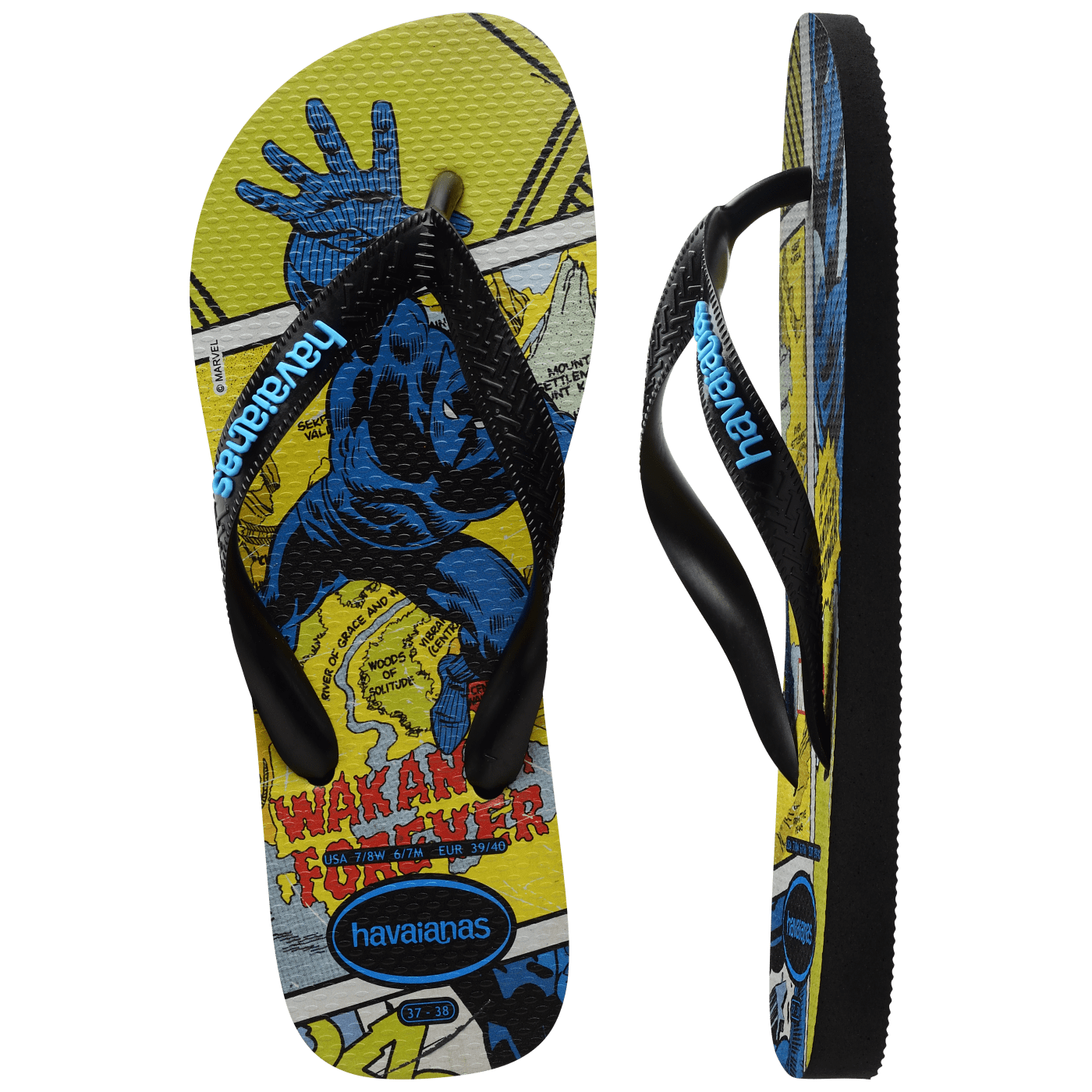 Sandalias Havaianas Top Marvel Classic NE 4147012