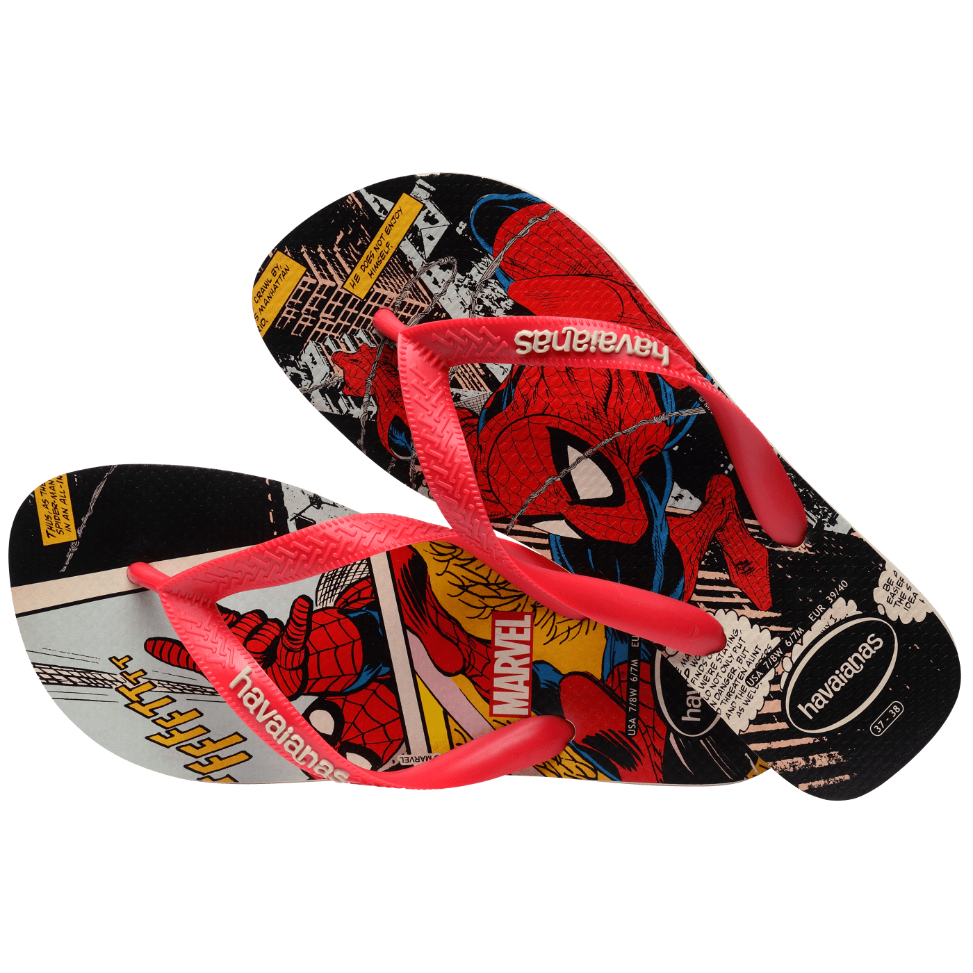 Sandalias Havaianas Top Marvel Classic NE 4147012