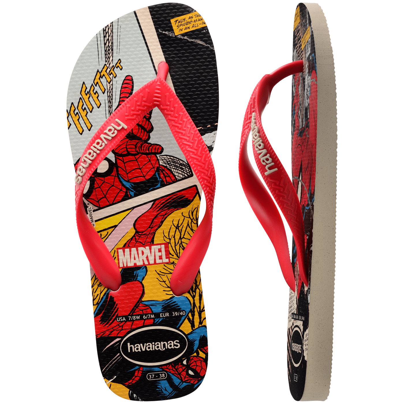 Sandalias Havaianas Top Marvel Classic NE 4147012