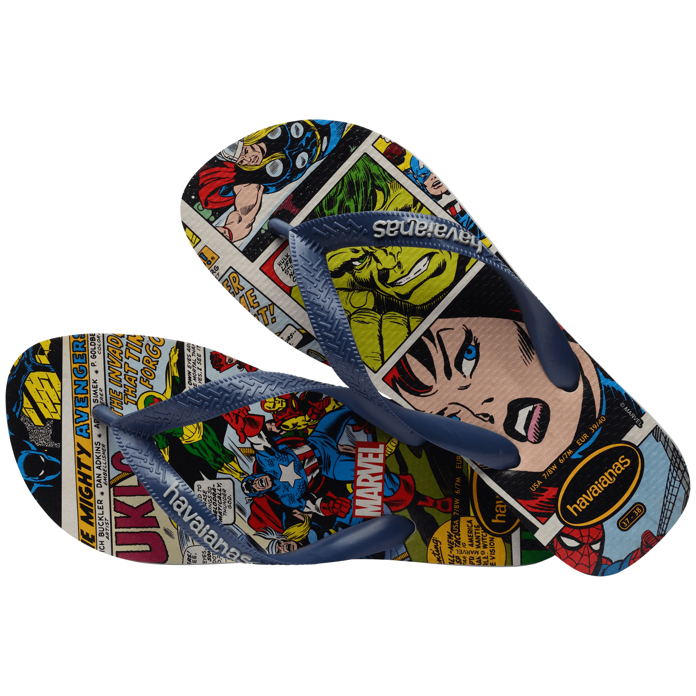 Sandalias Havaianas Top Marvel Classic NE 4147012