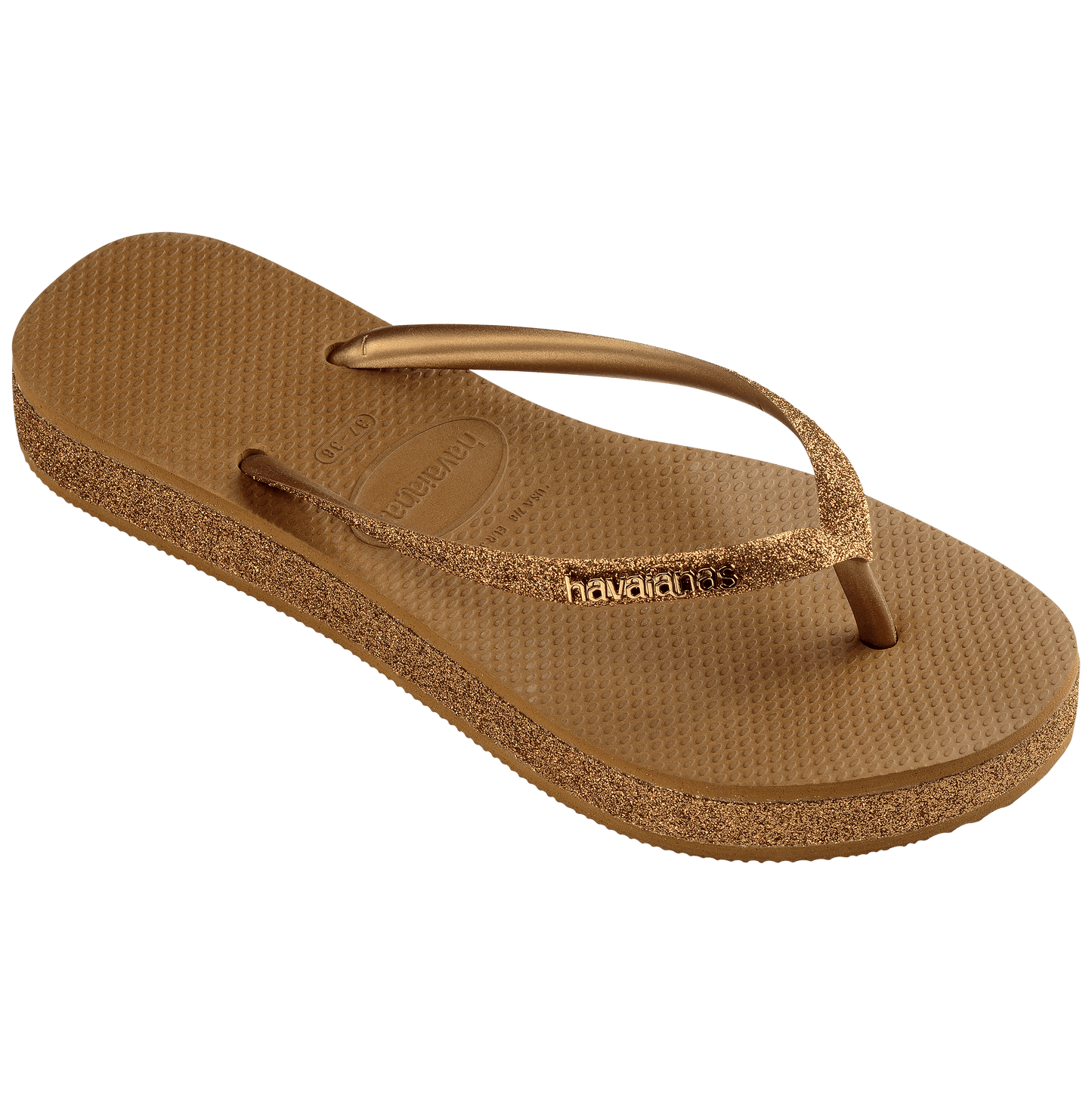 Sandalias Plataformas Havaianas Slim Flatform Sparkle 4147256