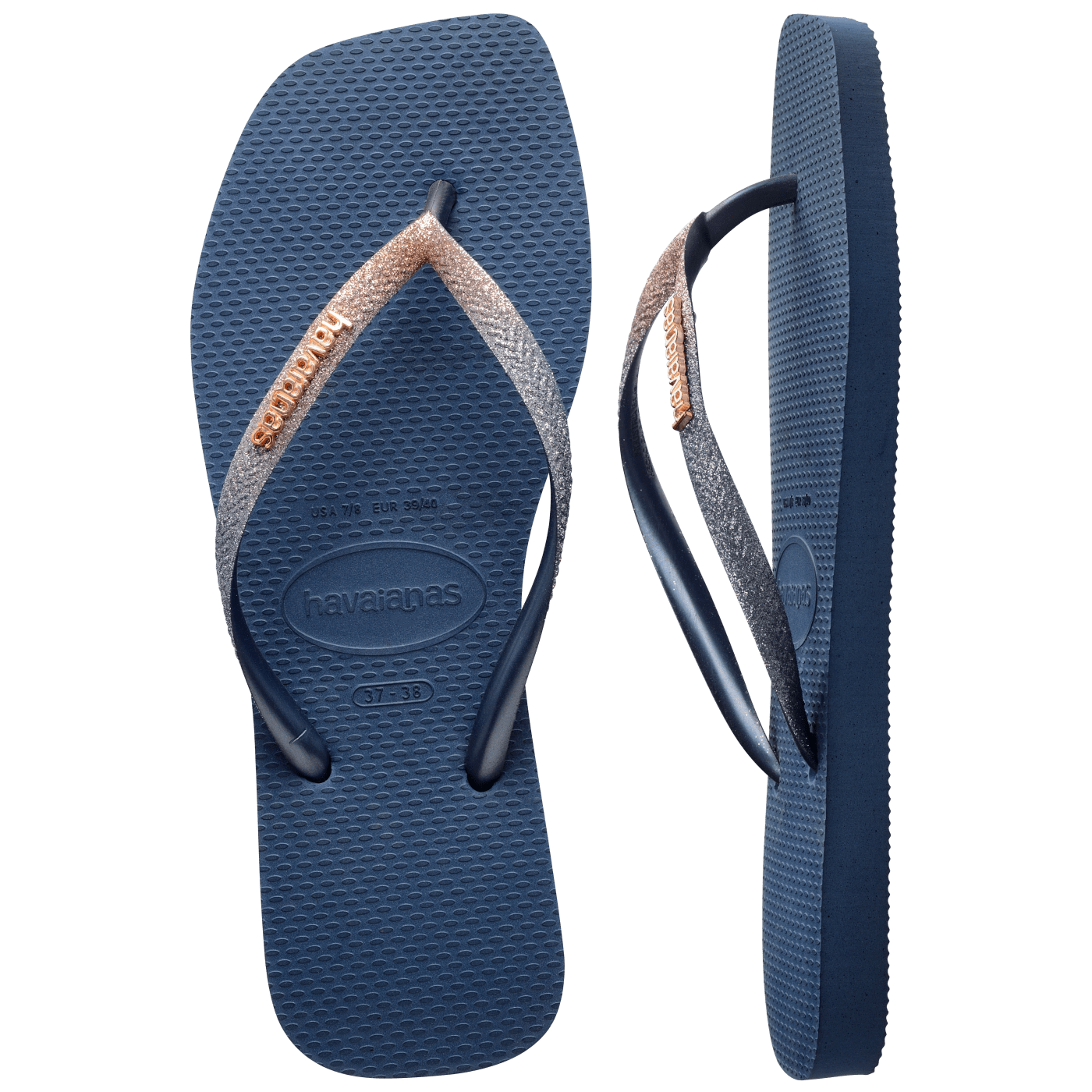 Sandalias Havaianas Slim Square Glitter 4148102