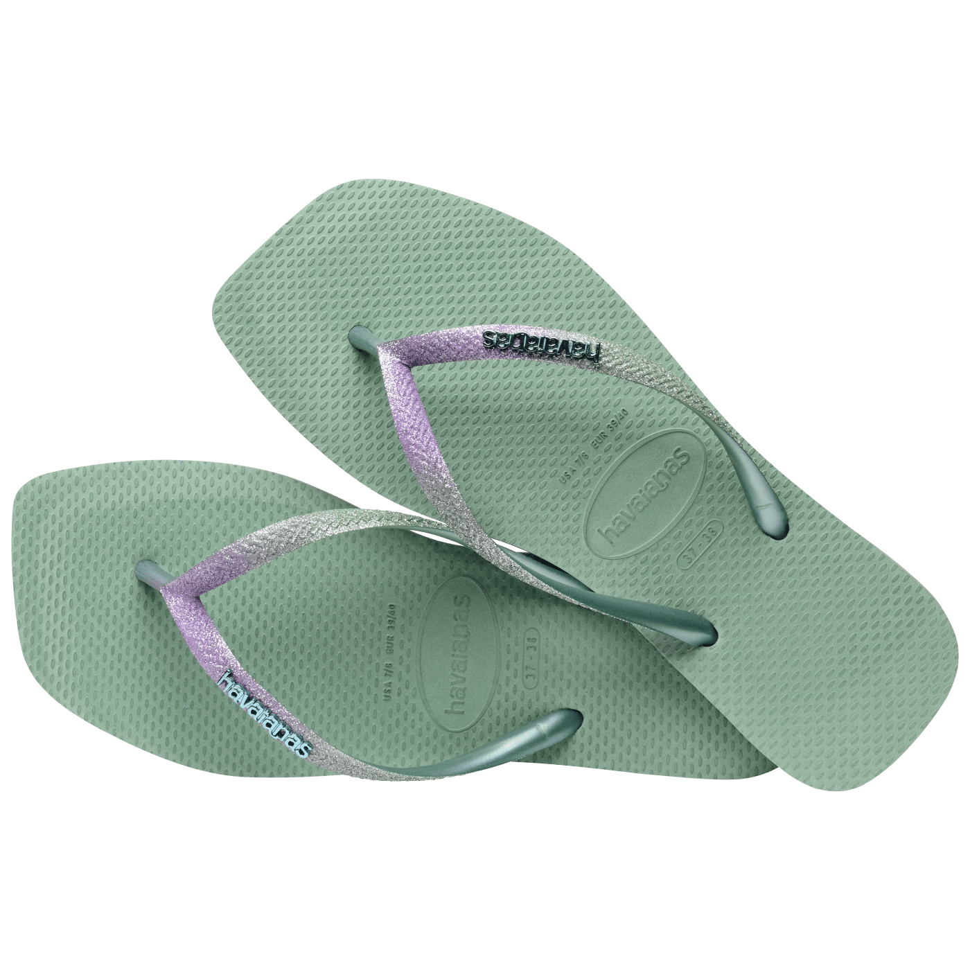 Sandalias Havaianas Slim Square Glitter 4148102