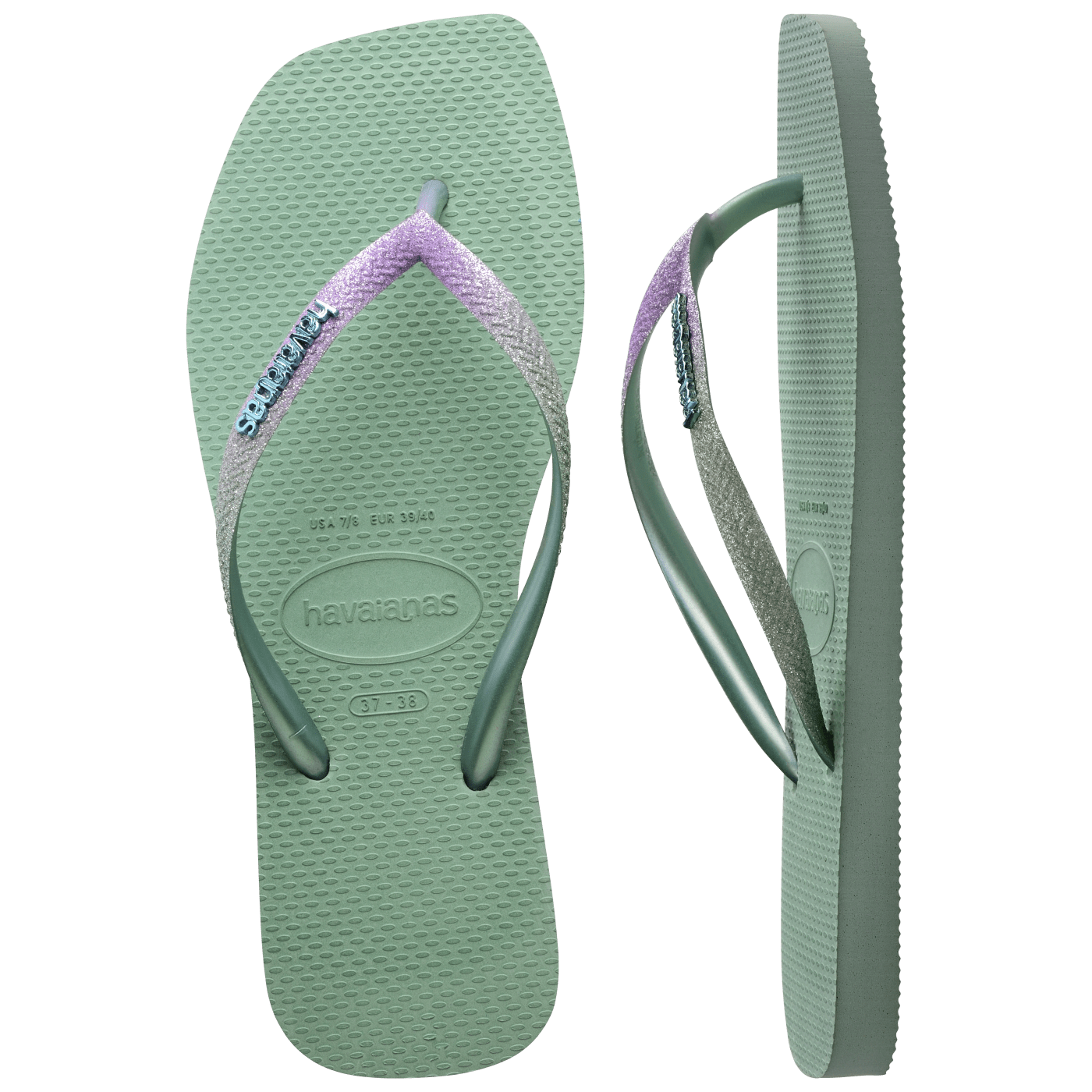 Sandalias Havaianas Slim Square Glitter 4148102