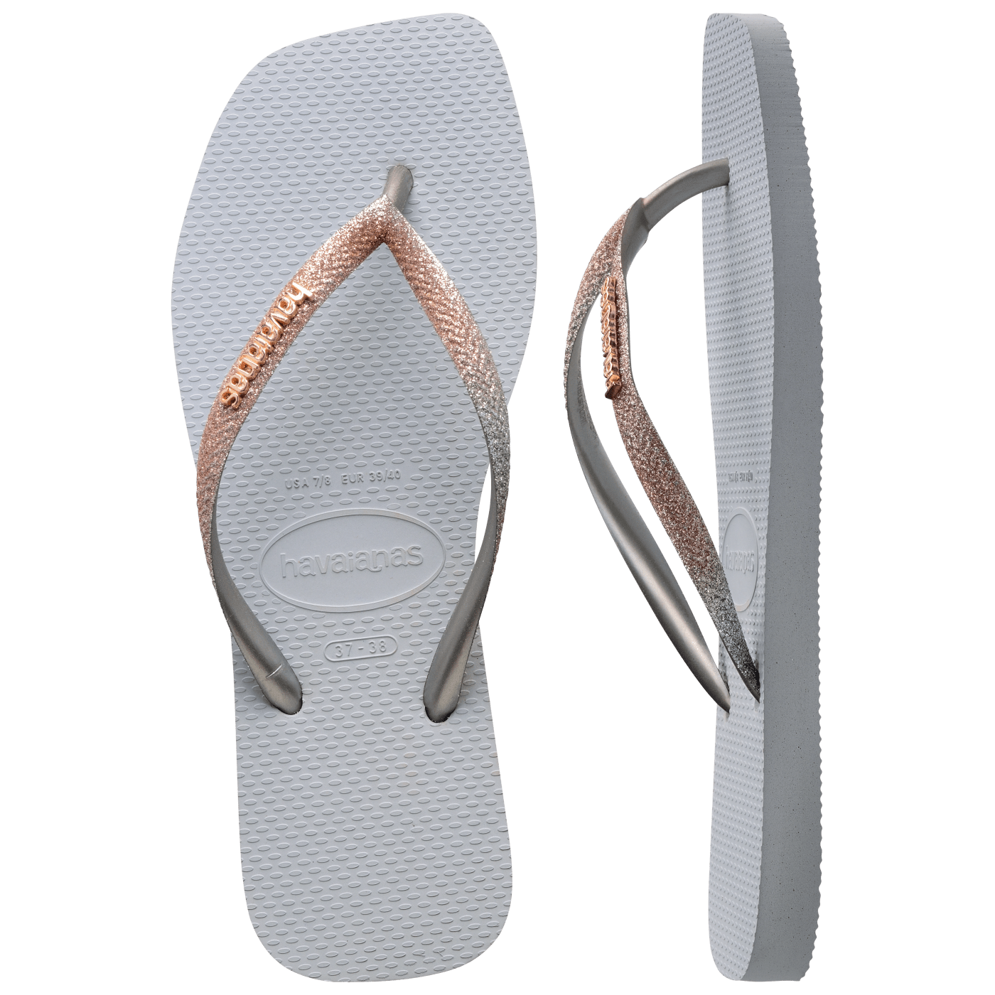 Sandalias Havaianas Slim Square Glitter 4148102