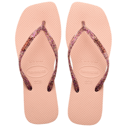 Sandalias Havaianas Slim Square Logo Metallic 4148257