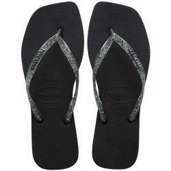 Sandalias Havaianas Slim Square Logo Metallic 4148257