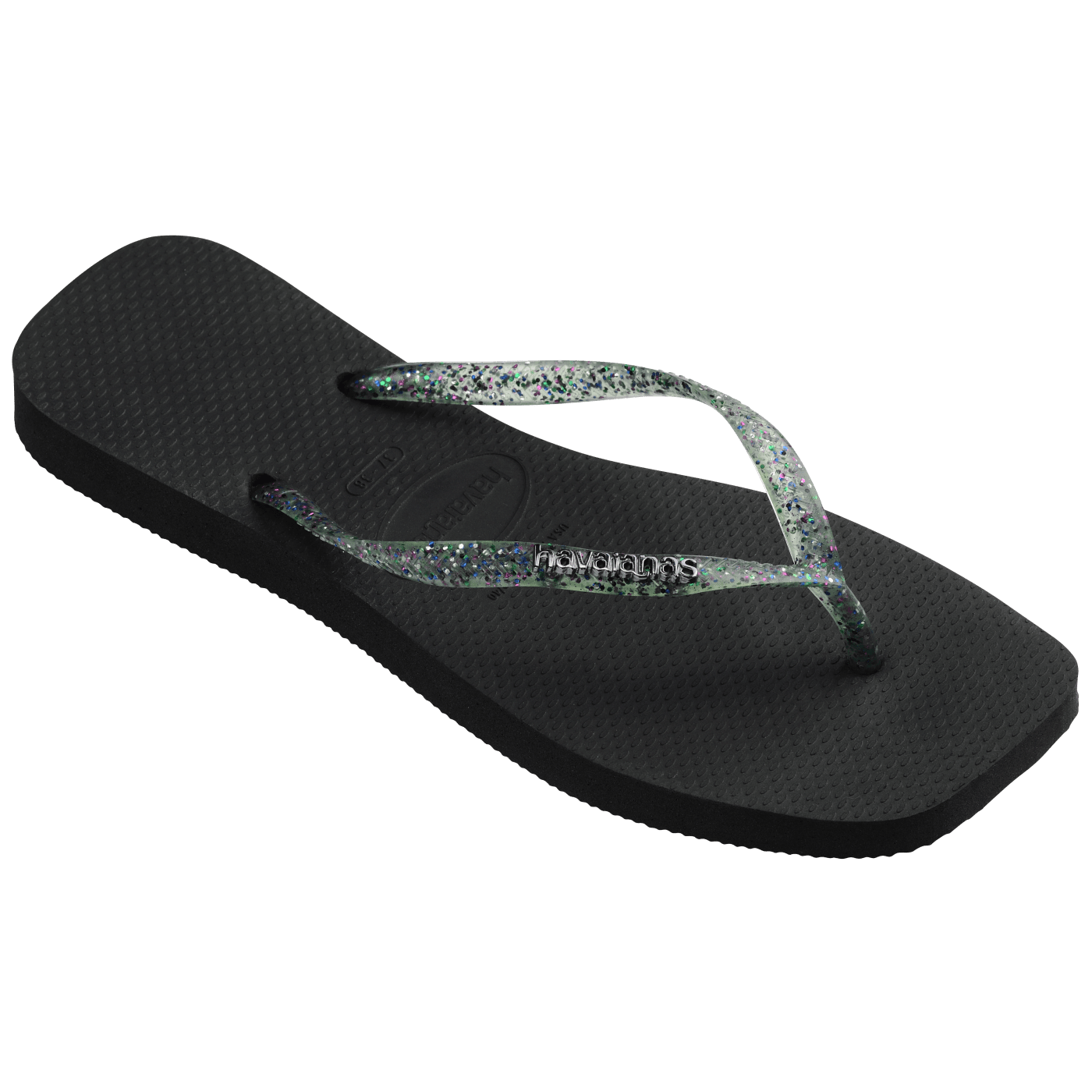 Sandalias Havaianas Slim Square Logo Metallic 4148257