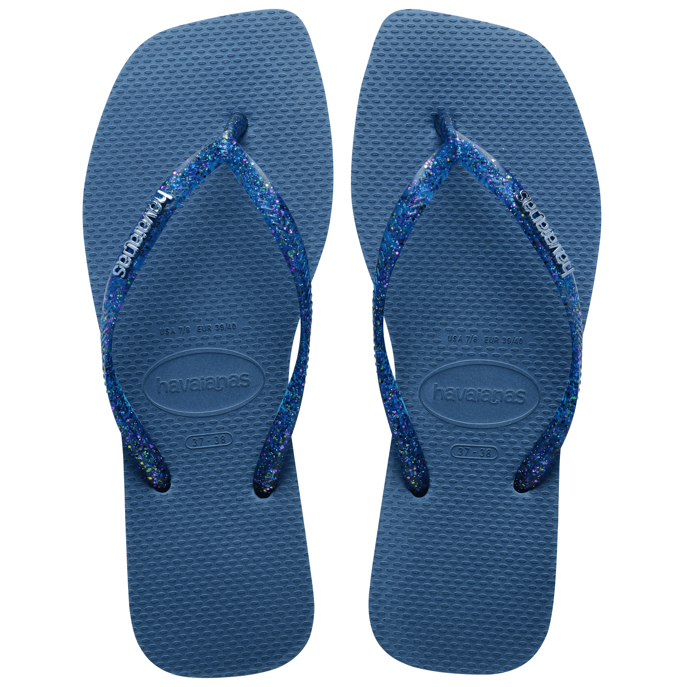 Sandalias Havaianas Slim Square Logo Metallic 4148257