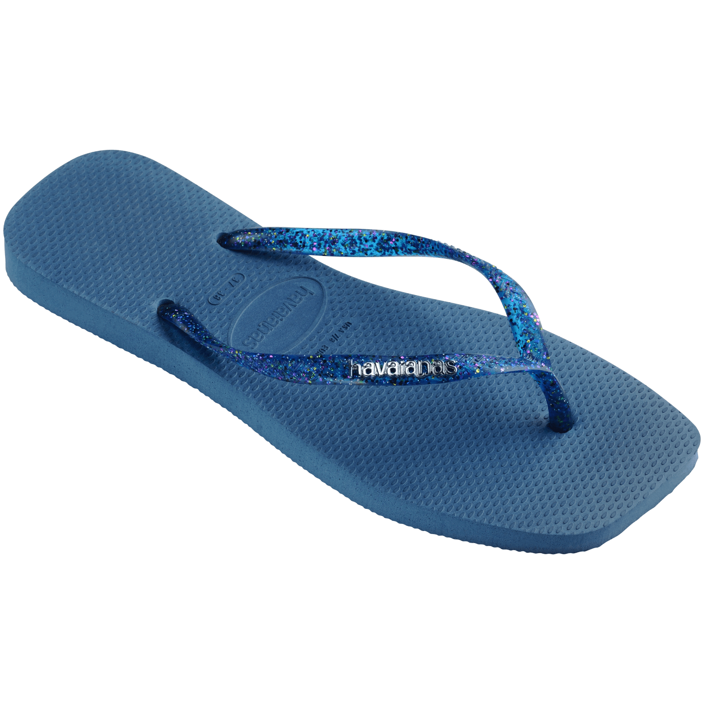 Sandalias Havaianas Slim Square Logo Metallic 4148257