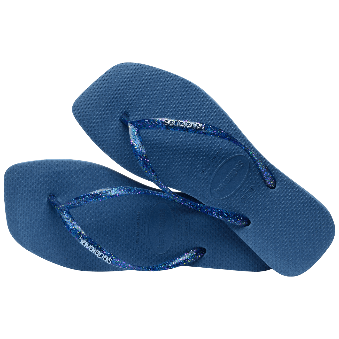 Sandalias Havaianas Slim Square Logo Metallic 4148257